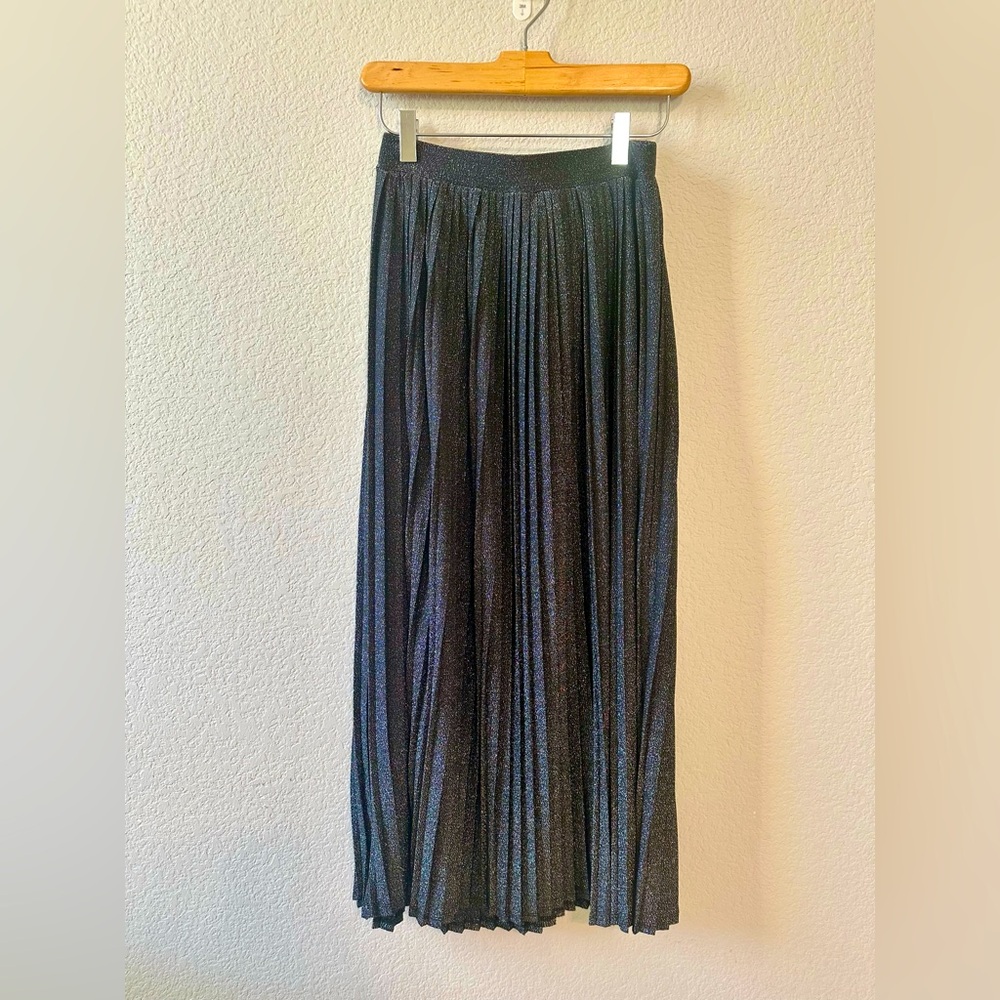 A New Day High Waisted Pleated Maxi Skirt Women’s Size XS
